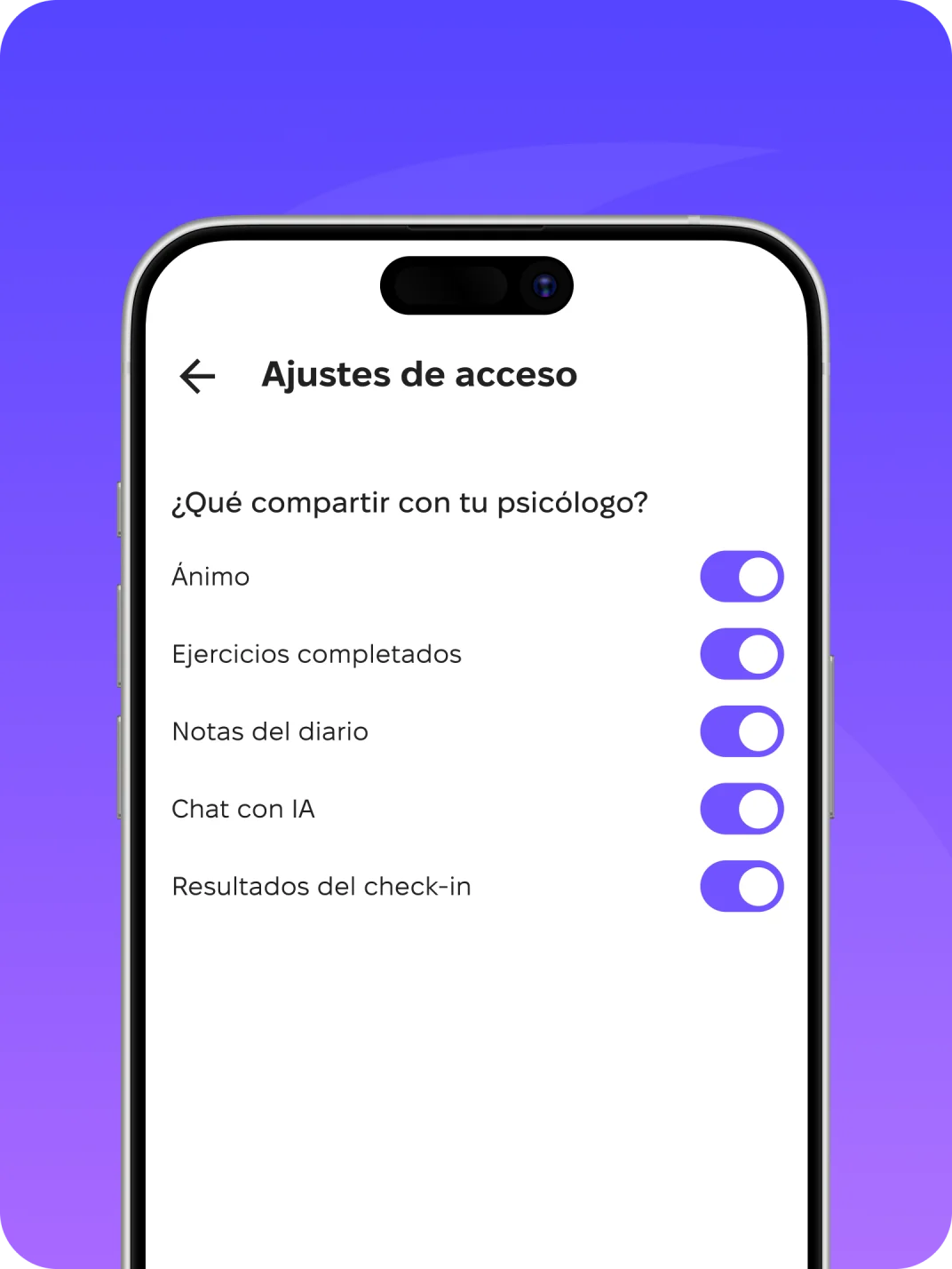 Su estado es información privada suya